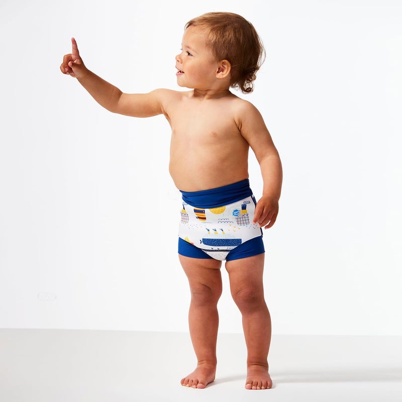 Splash About Happy Nappy Reusable Swim Diaper, Tug Boats, 12-24 Months - Image 4